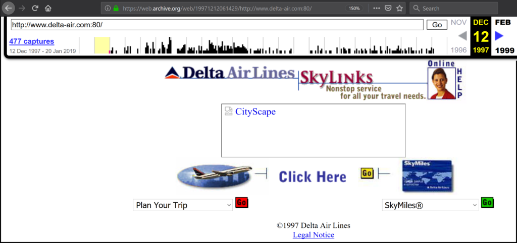 Atlanta Delta Airlines Wayback